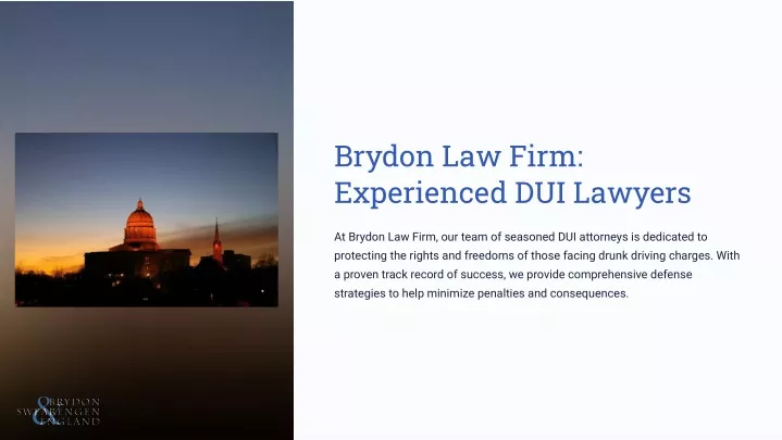 brydon law firm experienced dui lawyers