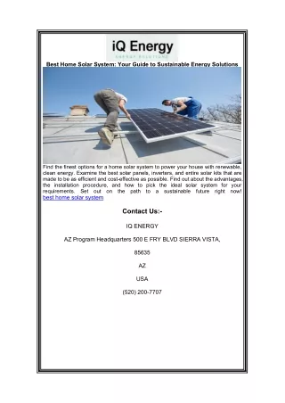 best home solar system your guide to sustainable