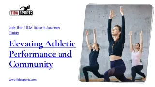 Join TIDA Sports: Elevating Athletic Performance and Community
