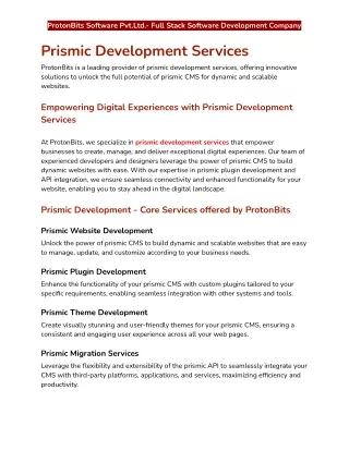 protonbits software pvt ltd full stack software