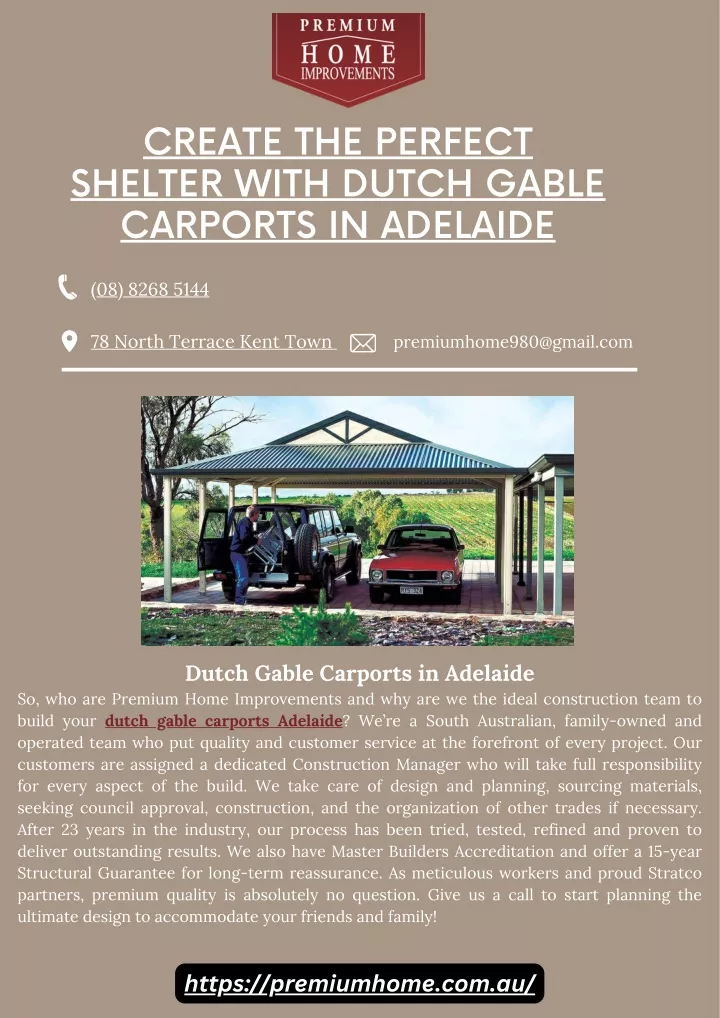 create the perfect shelter with dutch gable