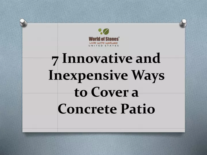 7 innovative and inexpensive ways to cover a concrete patio