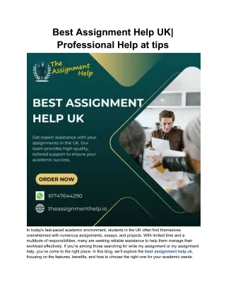 best assignment help uk professional help at tips