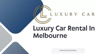 Hire Sports Car Melbourne