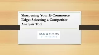 Sharpening Your E-Commerce Edge Selecting a Competitor Analysis Tool