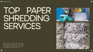 shred on site top paper shredding services
