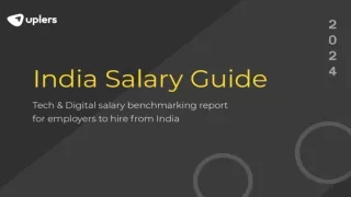 India Salary Report 2024