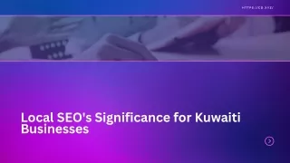 Local SEO's Significance for Kuwaiti Businesses