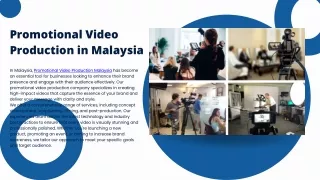 Top-Notch Promotional Video Production in Malaysia | Muse Media