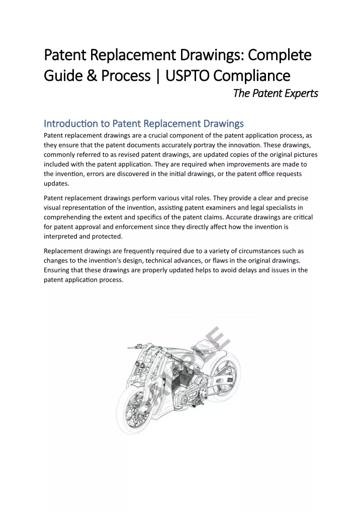 patent replacement drawings complete patent