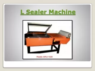 L Sealer Machine