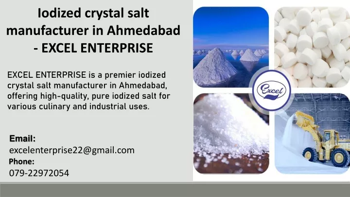 iodized crystal salt manufacturer in ahmedabad