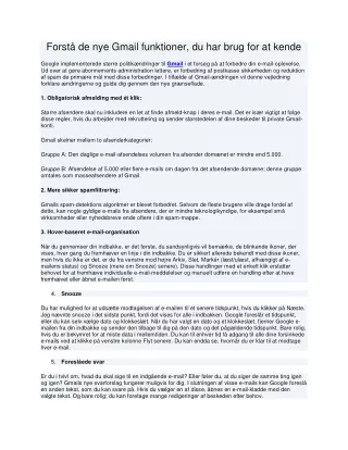 forst de nye gmail funktioner du har brug