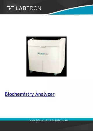 biochemistry analyzer