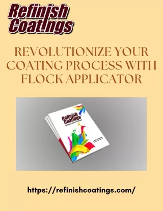 Revolutionize Your Coating Process with Flock Applicator