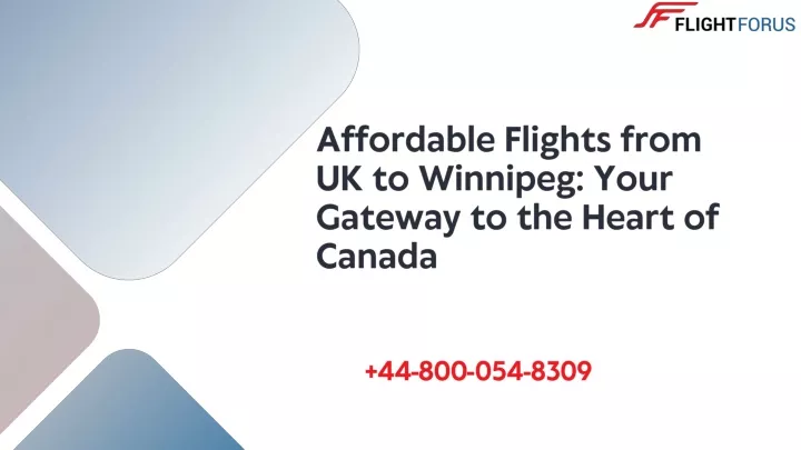 affordable flights from uk to winnipeg your