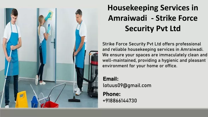 housekeeping services in amraiwadi strike force