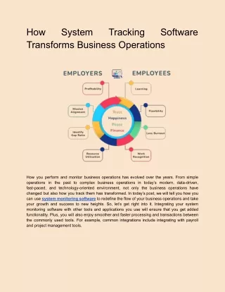 how transforms business operations