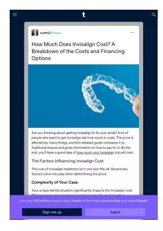 How Much Does Invisalign Cost A Breakdown of the Costs and Financing Options
