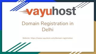 Domain Registration in Delhi