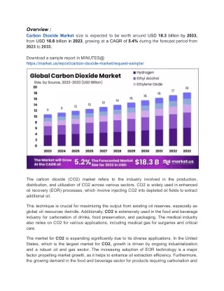 Rising EOR Applications Propel Growth in Global CO2 Market
