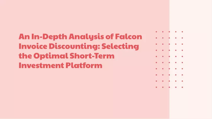 an in depth analysis of falcon invoice