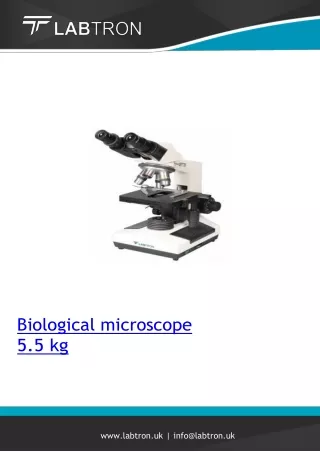 biological microscope 5 5 kg