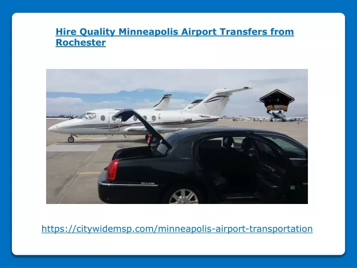 hire quality minneapolis airport transfers from