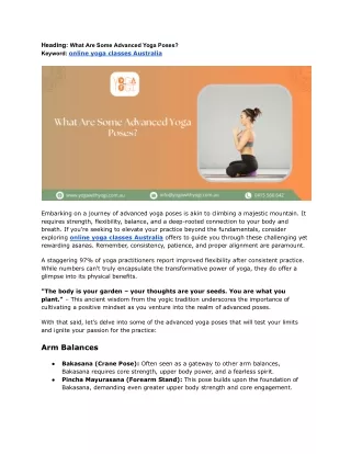 heading what are some advanced yoga poses keyword