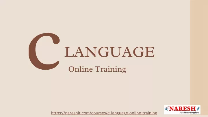 c language