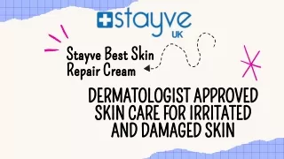 Restore Your Skin’s Radiance with Stayve Best Skin Repair Cream