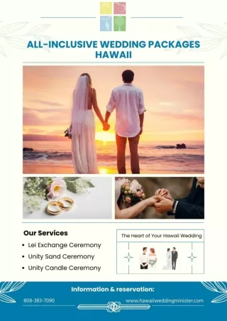 All-inclusive wedding packages Hawaii