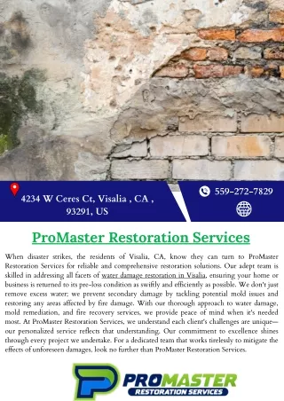 ProMaster Restoration Services