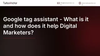 Google tag assistant - What is it and how does it help Digital Marketers_