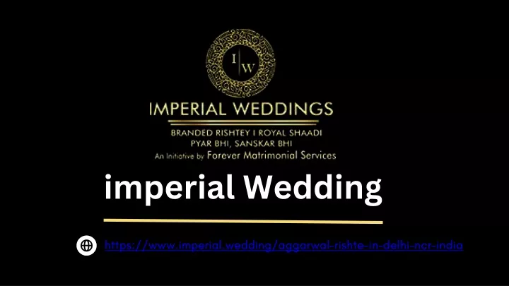 imperial wedding