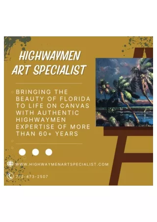 Highwmen Art Specilaists Infographic