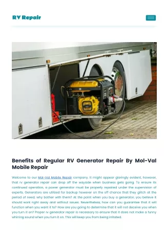 rv repair