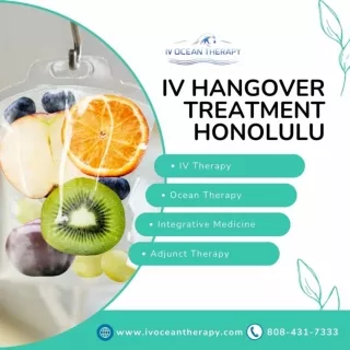 IV Hangover Treatment Honolulu