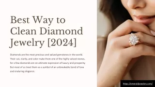 4 Best Ways to Clean Diamond Jewelry at Home | Emerald Jewelers Salem, NH