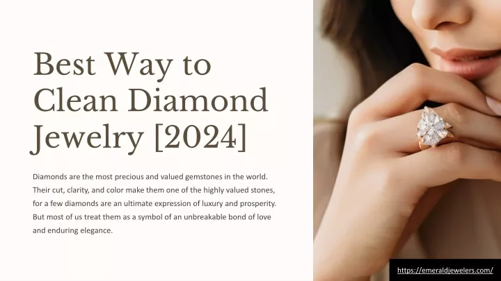 best way to clean diamond jewelry 2024