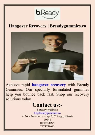 Hangover Recovery  Breadygummies.co
