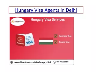 Hungary visa consultants in delhi