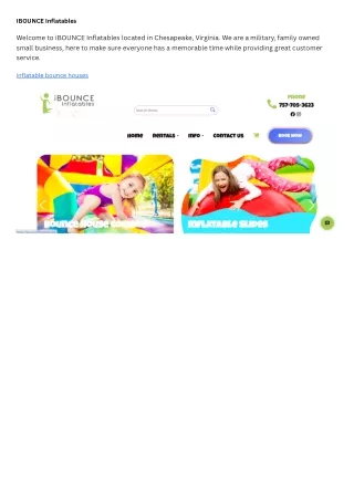 ibounce inflatables