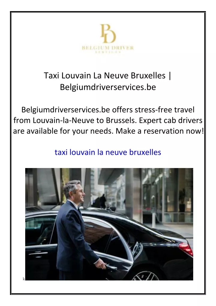 taxi louvain la neuve bruxelles