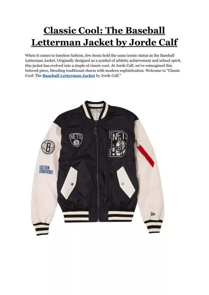 classic cool the baseball letterman jacket