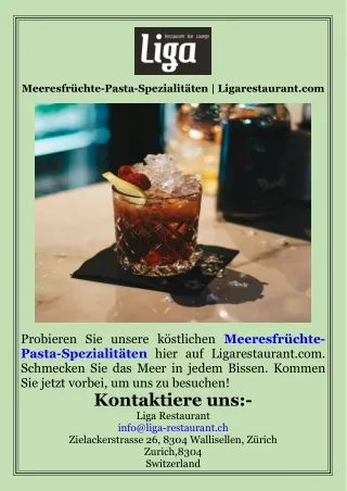 Meeresfrüchte-Pasta-Spezialitäten  Ligarestaurant.com