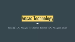 ansac technology