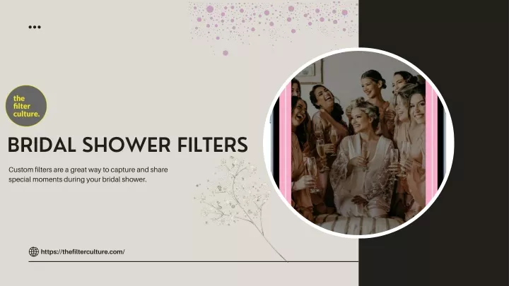 bridal shower filters