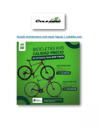 bicycle maintenance and repair higuey | culebike.com