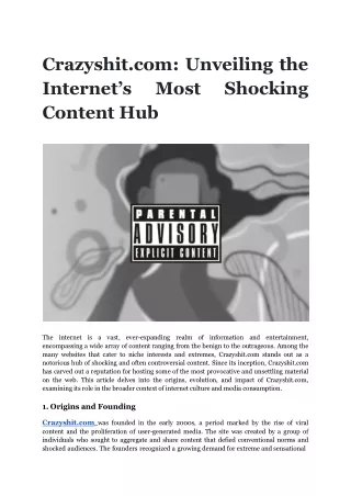 crazyshit com unveiling the internet s most shocking content hub